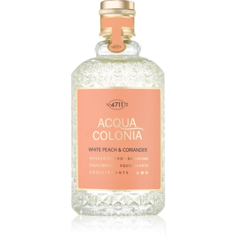 4711 Acqua Colonia White Peach & Coriander eau de cologne Unisex 170 ml