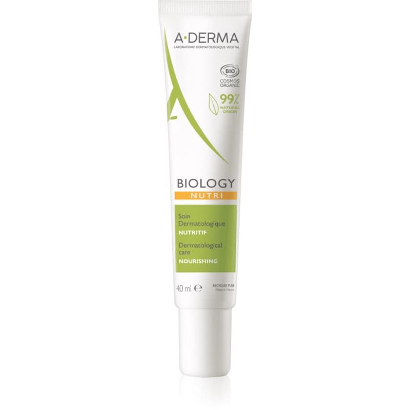 A-Derma Biology Voedende Verzorging voor Droge tot Zeer Droge Huid 40 ml