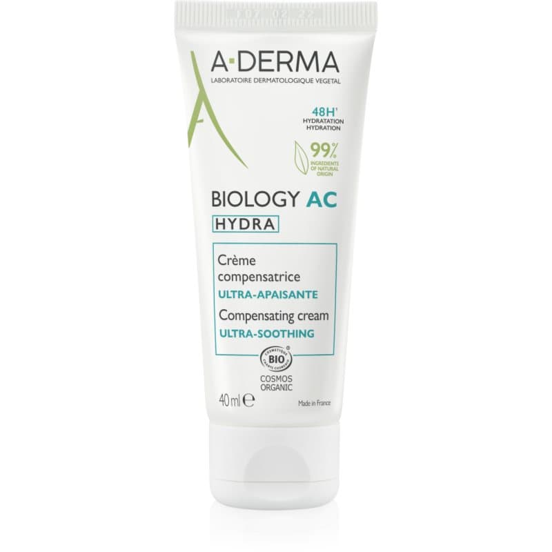 A-Derma Biology AC Hydra Hydraterende en Kalmerende Crème met 48-Uurs Werking 40 ml