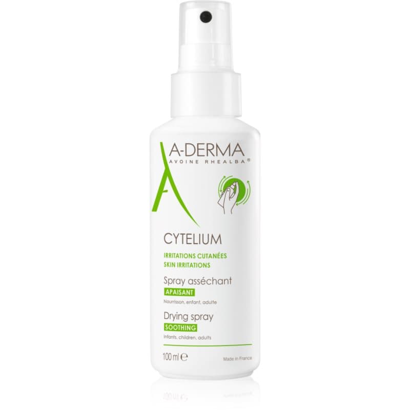 A-Derma Cytelium drogende en ontspannende spray voor Geirriteerde Huid 100 ml