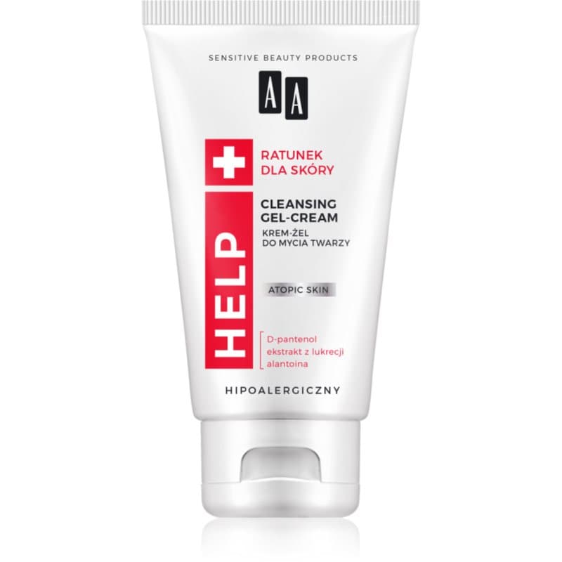 AA Cosmetics Help Atopic Skin Reinigende Crème Gel voor Droge tot Atopie Huid Parfumvrij 150 ml