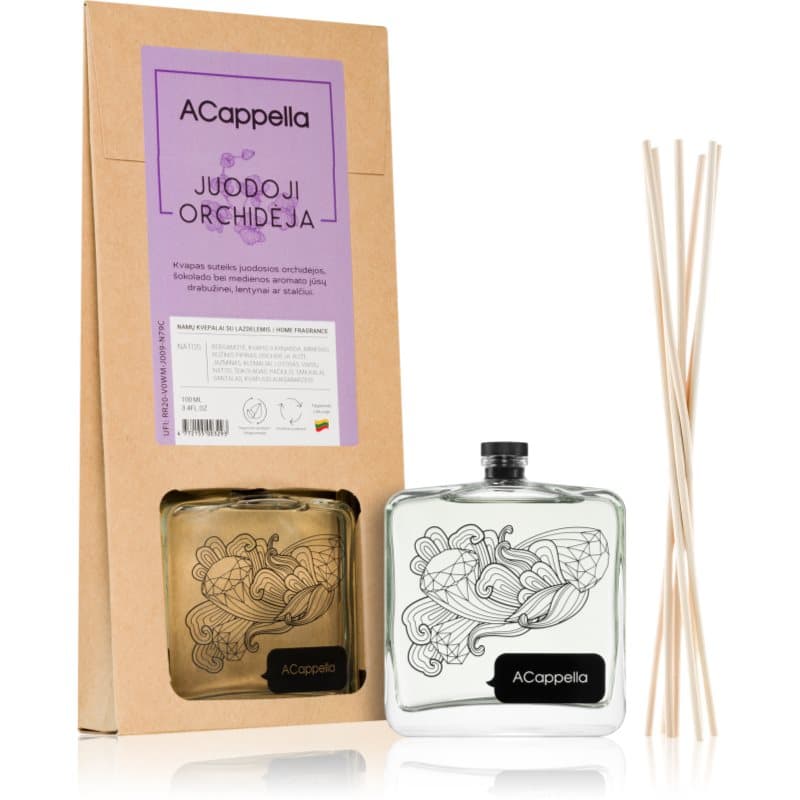 ACappella Black Orchid aroma diffuser met vulling 100 ml