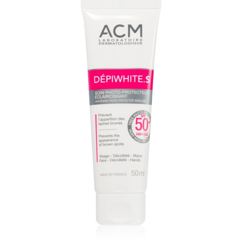 ACM Dépiwhite S Beschermende Crème voor Gezicht en Decolleté SPF 50+ 50 ml