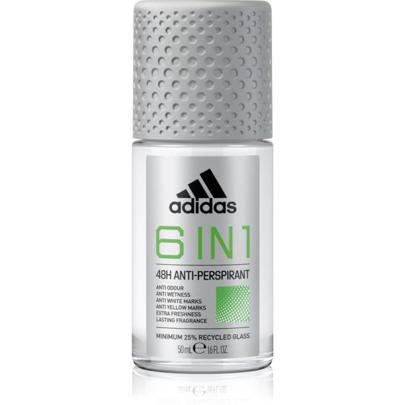 Adidas Cool & Dry 6 in 1 Antitranspirant Roll-On voor Mannen 50 ml
