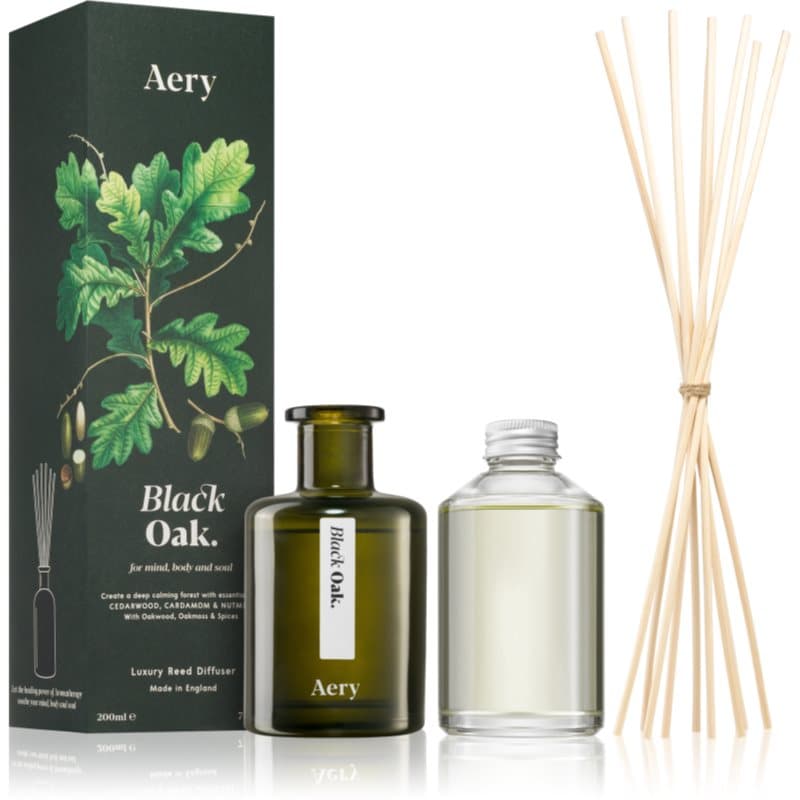 Aery Botanical Black Oak aroma diffuser met vulling 200 ml