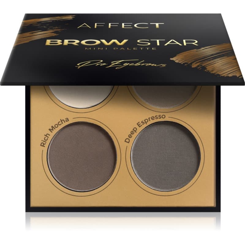 Affect Brow Star paletje met poederschaduwen voor de wenkbrauwen 4x2 g