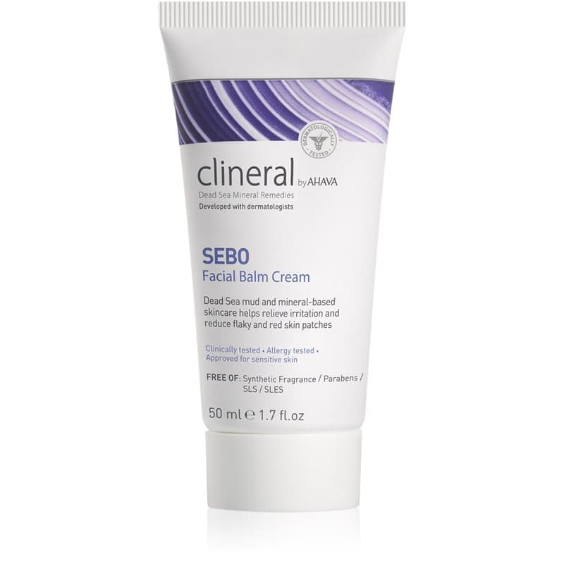 AHAVA Clineral SEBO Voedende en Kalmerende Gezichtscrème met Hydraterende Werking 50 ml