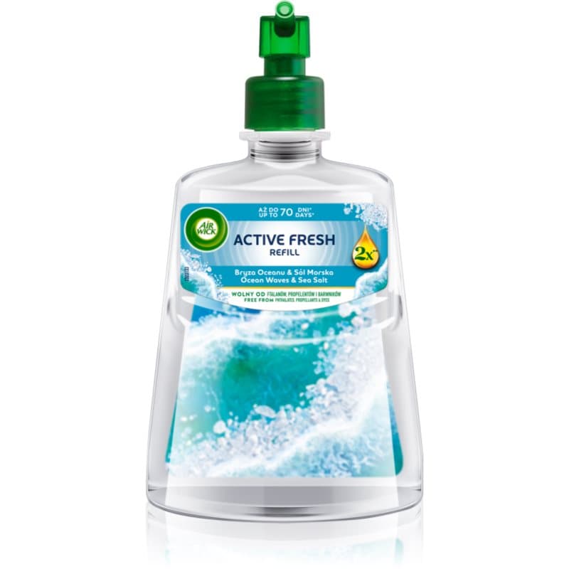 Air Wick Active Fresh Ocean Waves & Sea Salt luchtverfrissers Navulling 228 ml