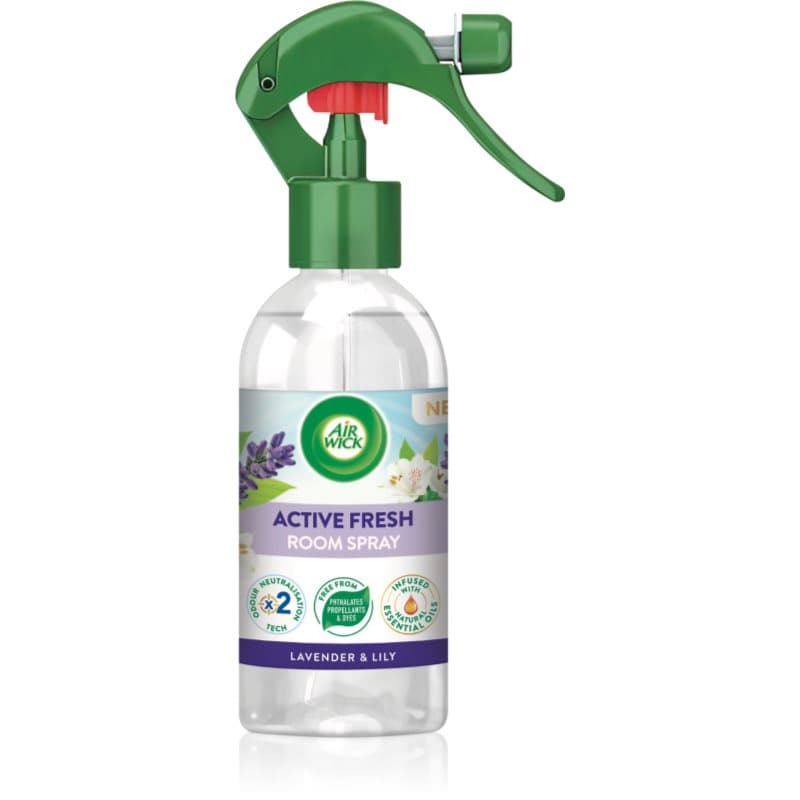 Air Wick Active Fresh Spray Lavender & Lily huisparfum met Lavendel Geur 237 ml