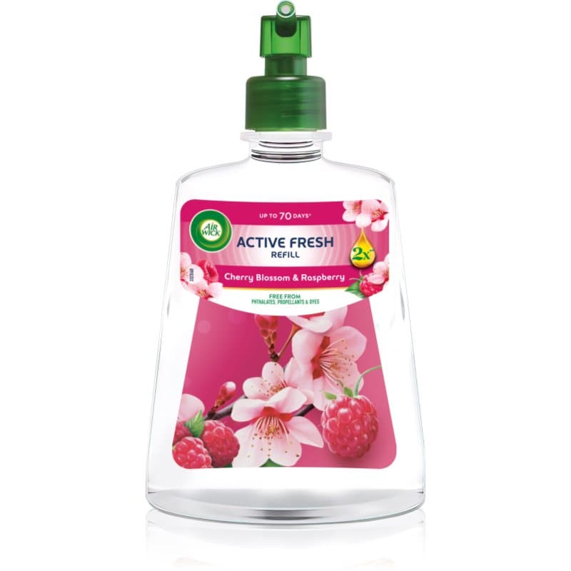 Air Wick Active Fresh Cherry Blossom & Rasberry luchtverfrissers Navulling 228 ml