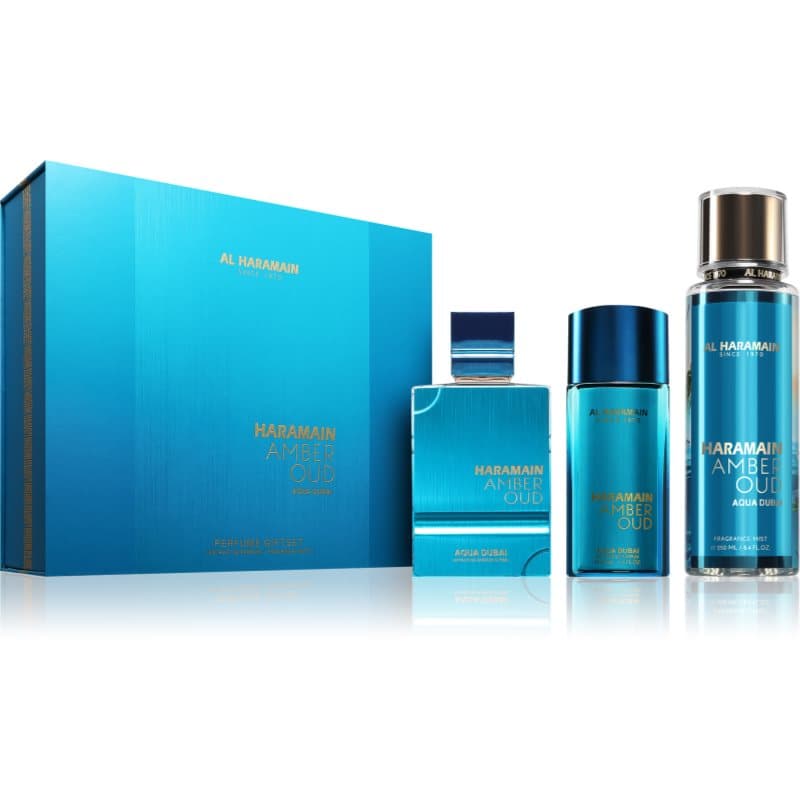 Al Haramain Amber Oud Aqua Dubai Gift Set Unisex 1 st