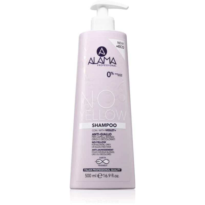 Alama Professional No Yellow shampoo tegen een gele schijn 500 ml