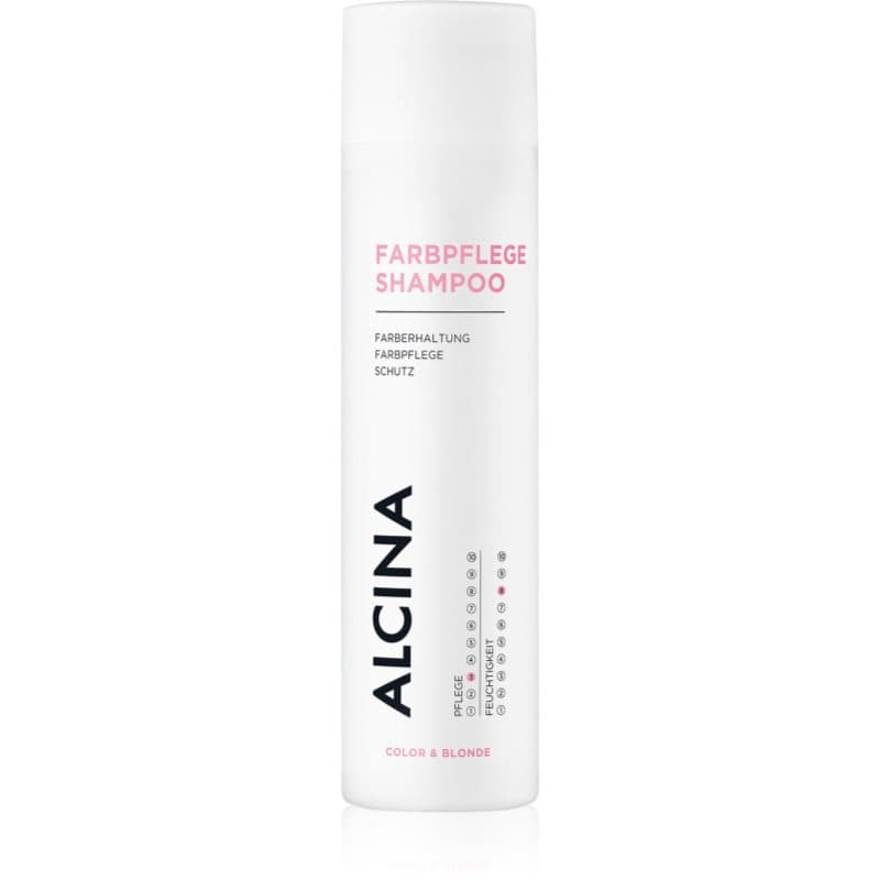 Alcina Color & Blond Shampoo voor Gekleurd, Chemisch Behandeld en Verlichte Haar 250 ml