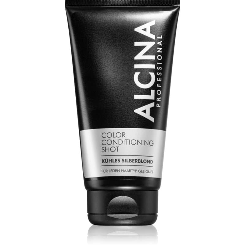 Alcina Color Conditioning Shot Silver Getinte Balsem voor Accentueren van Haarkleur Tint  Cold Silver Blond 150 ml