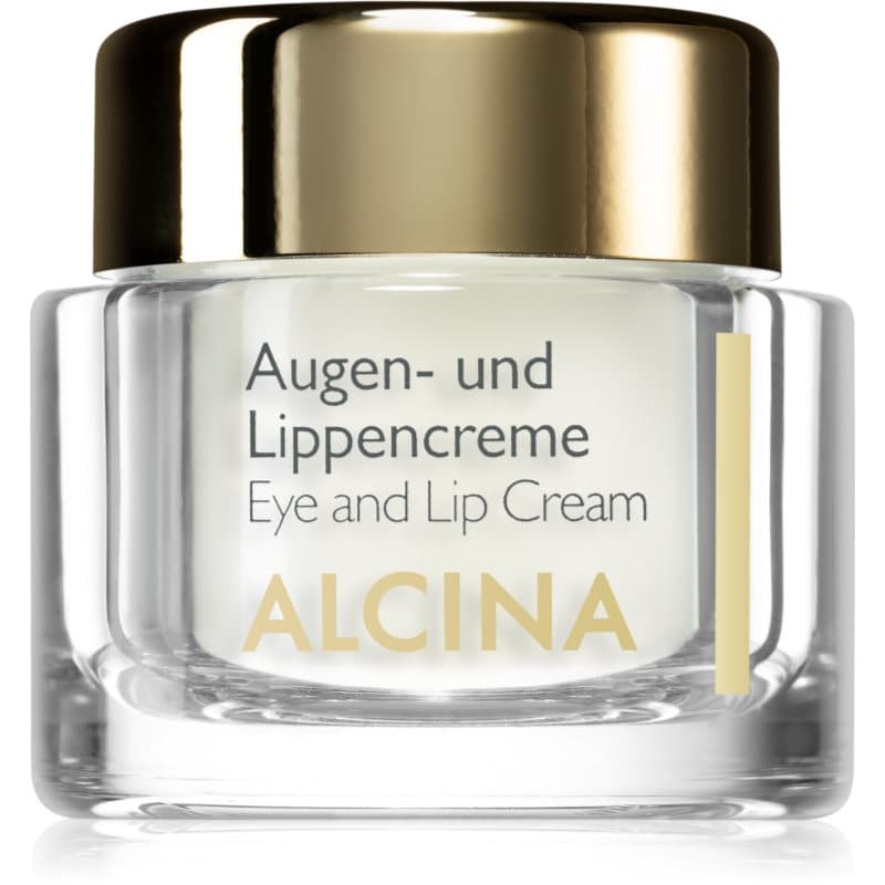 Alcina Effective Care Oog en Lip Crème met Glad makende Effect 15 ml