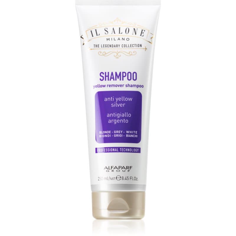 Alfaparf Milano Il Salone Milano Anti-yellow Paarse Shampoo neutraliseert gele Tinten 250 ml