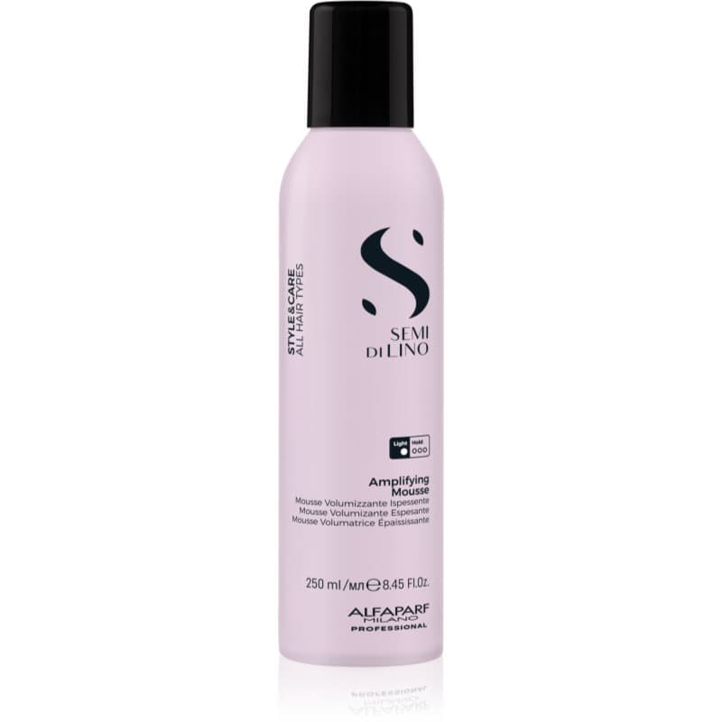 Alfaparf Milano Semi di Lino Style&Care Amplifying Mousse haarversteviger voor volume met gemiddelde fixatie 250 ml