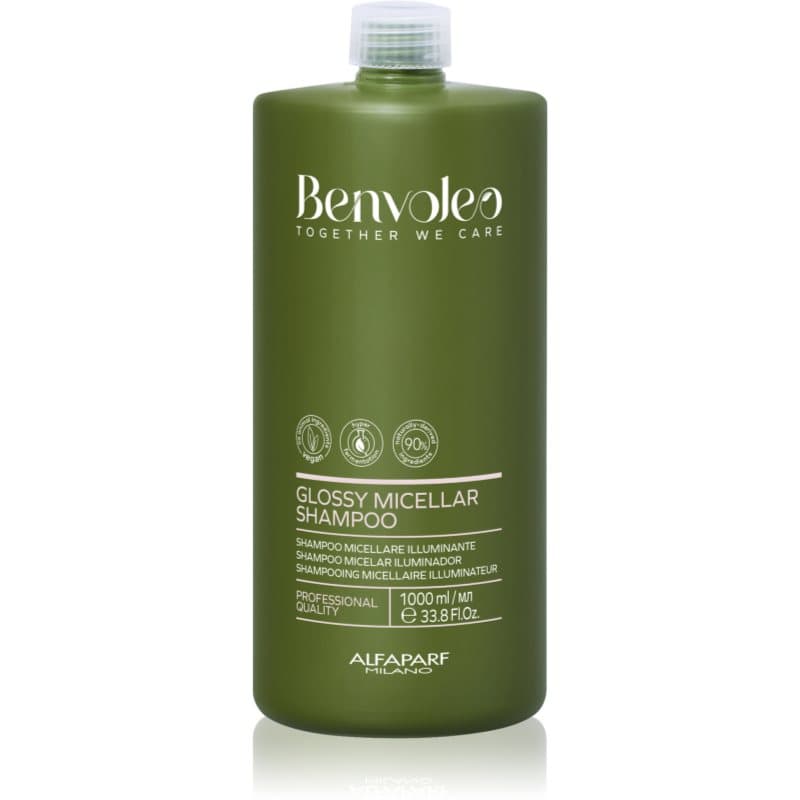 Alfaparf Milano Benvoleo Glossy micellair shampoo voor Iedere Dag 1000 ml