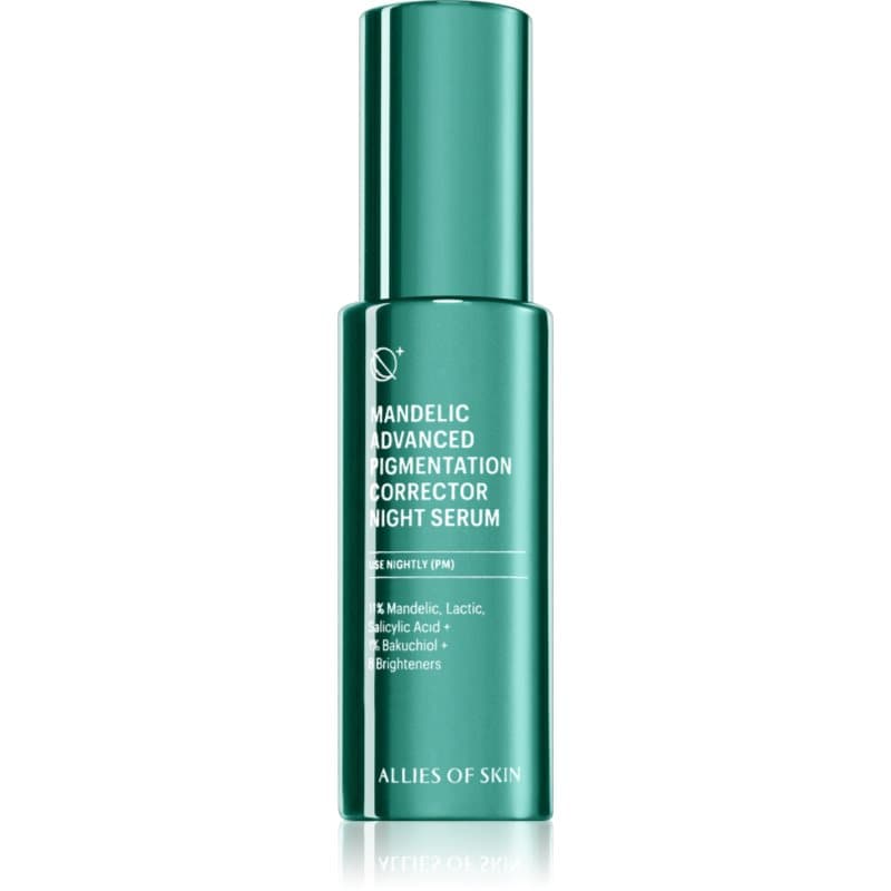 Allies of Skin Mandelic & Peptides Advanced Pigmentation Corrector Night Serum Nachtserum voor een Egale Teint 30 ml