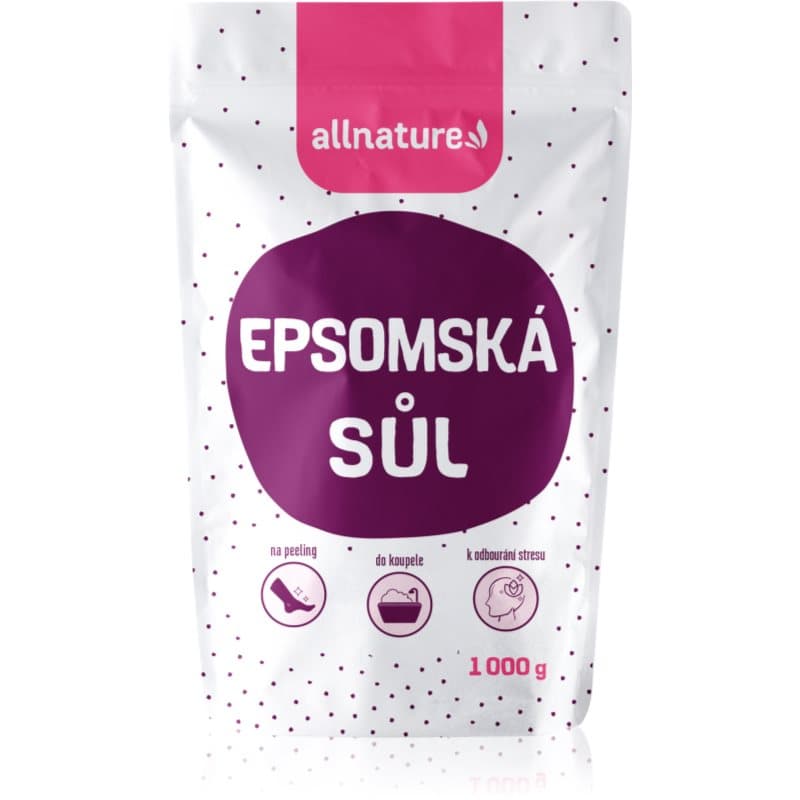 Allnature Epsom salt Badzout 1000 g
