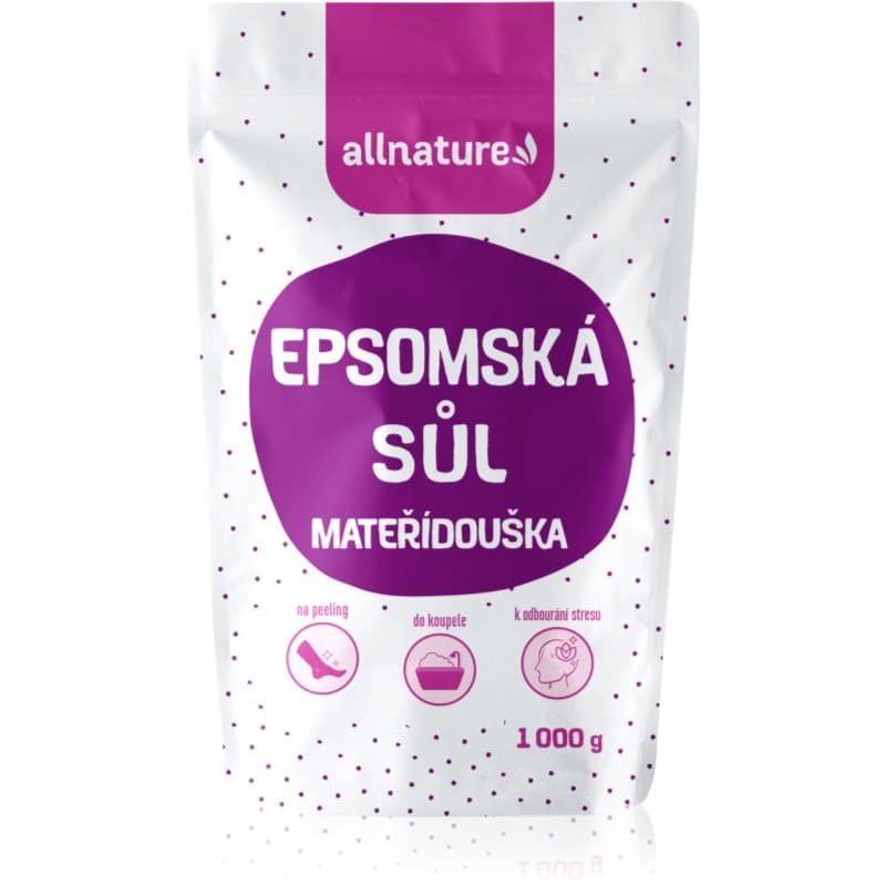 Allnature Epsom salt Motherwort Badzout 1000 g