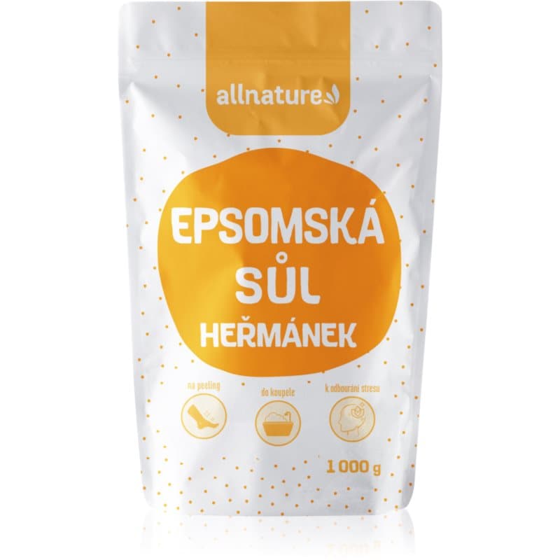 Allnature Epsom salt Chamomile Badzout 1000 g