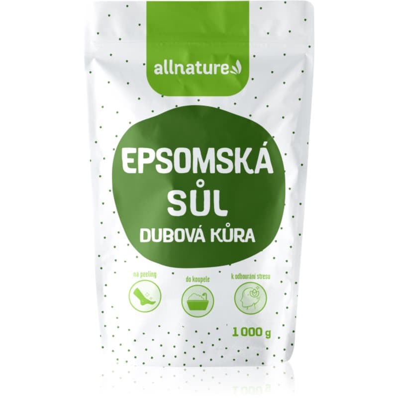 Allnature Epsom salt Oak Bark Badzout 1000 g