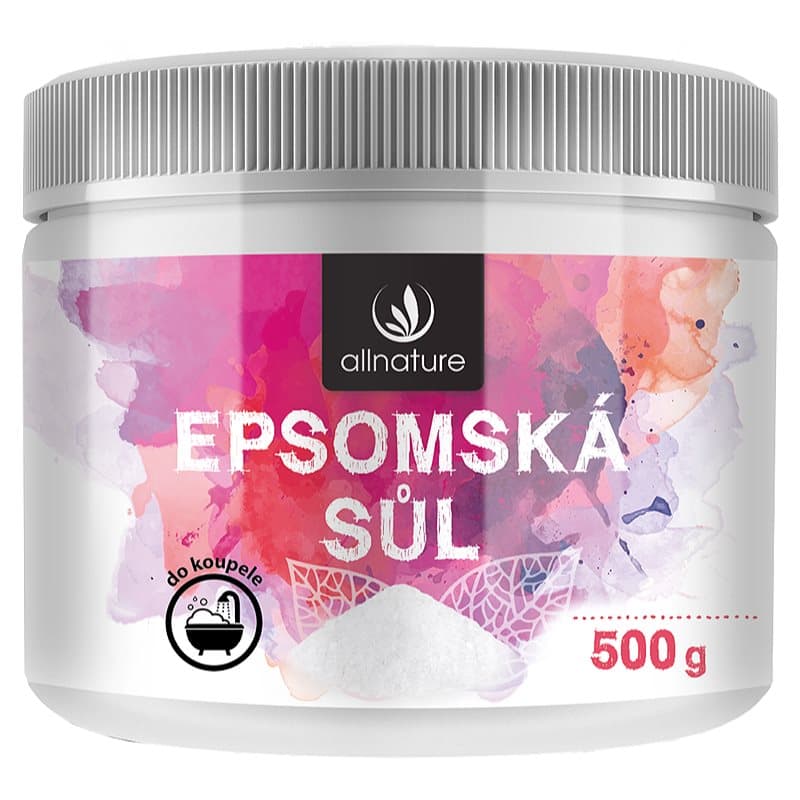 Allnature Epsom salt Badzout 500 g