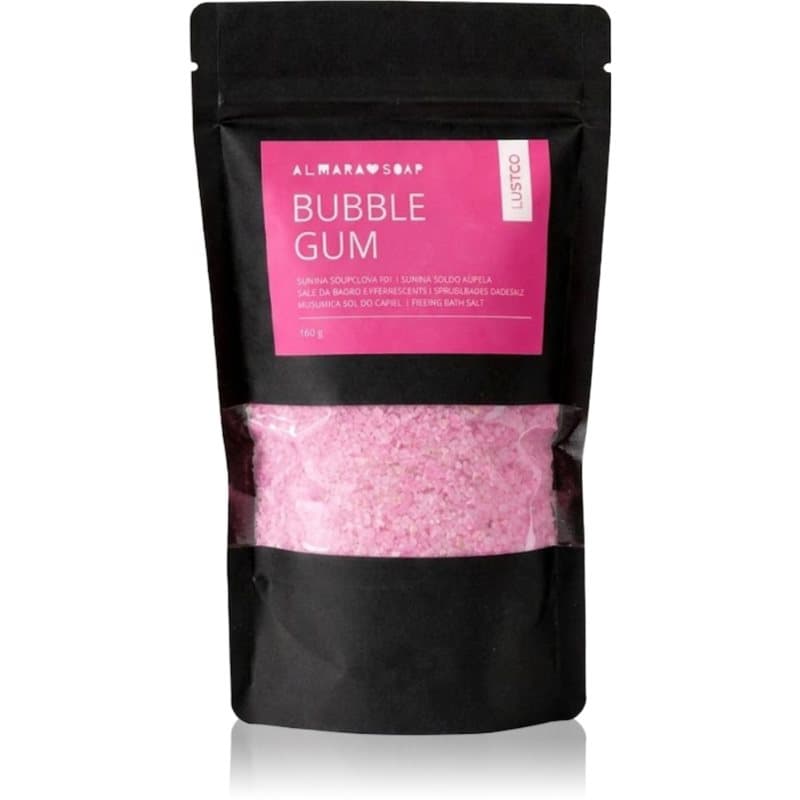 Almara Soap Bath Salt Bubble Gum gekleurd badzout 180 g
