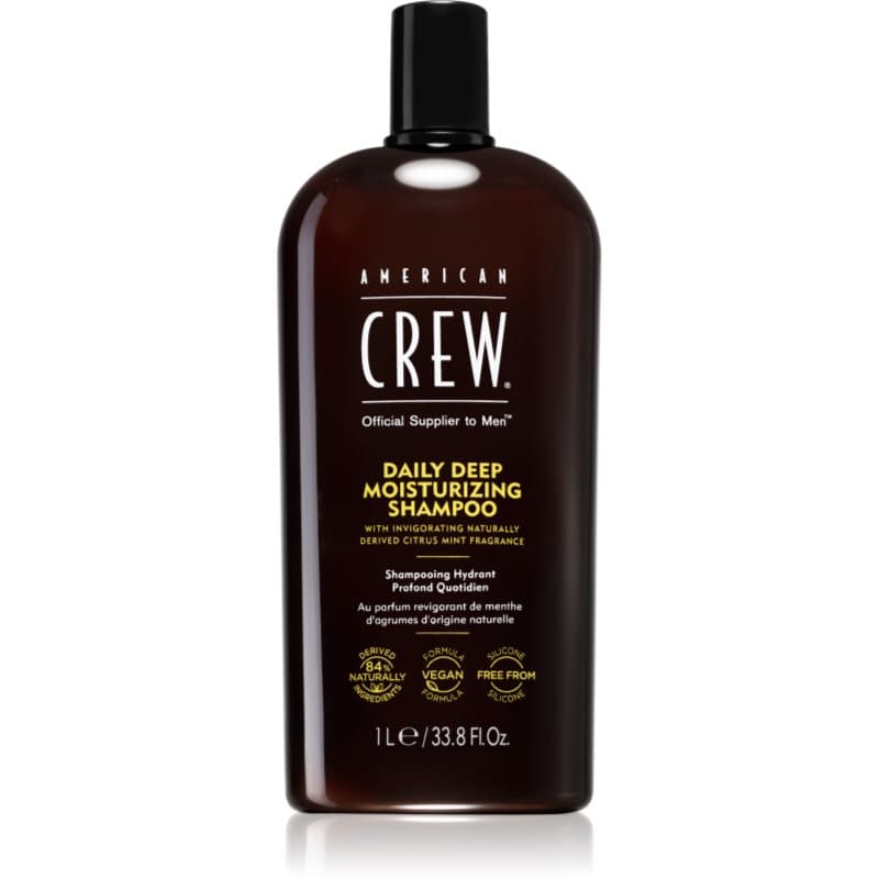American Crew Daily Moisturizing Shampoo shampoo voor dagelijks gebruik met Hydraterende Werking voor Mannen 1000 ml