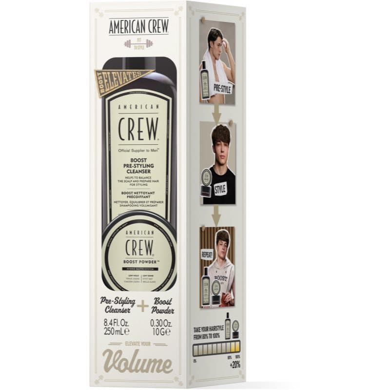 American Crew Boost Duo - Giftset Gift Set voor het Haar voor Mannen