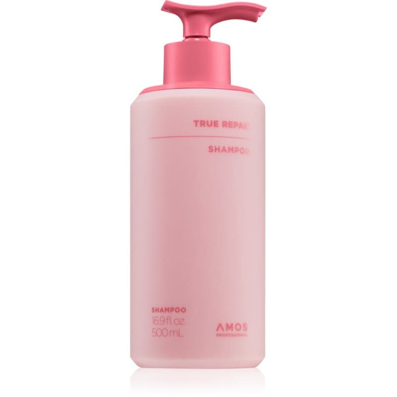AMOS PROFESSIONAL True Repair Shampoo Shampoo voor Glad Haar en Herstel van Beschadigd Haar 500 ml