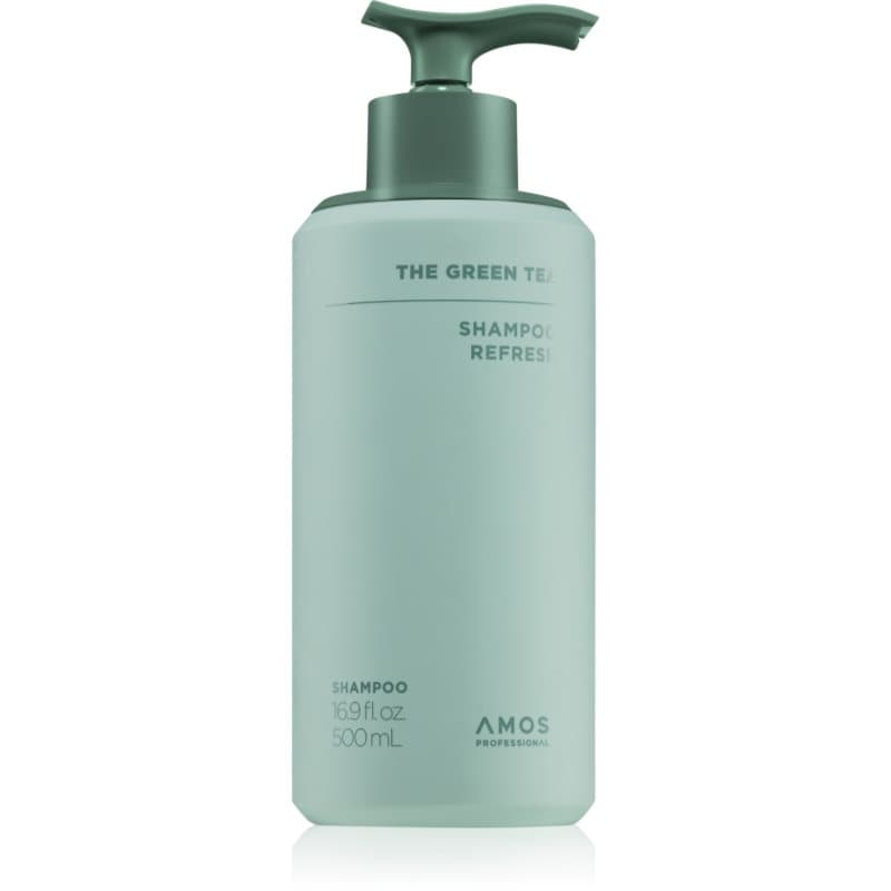 AMOS PROFESSIONAL The Green Tea Shampoo Refresh Shampoo tegen Haaruitval voor Normale tot Droge Hoofdhuid 500 ml