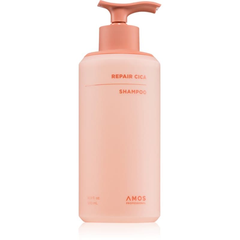 AMOS PROFESSIONAL Repair Cica Shampoo Versterkende Shampoo voor Beschadigd Haar 500 g