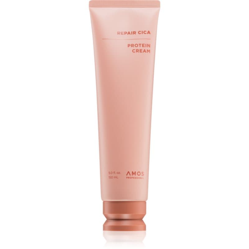 AMOS PROFESSIONAL Repair Cica Protein Cream voedende en thermo-beschermende crème voor Beschadigd Haar 150 ml