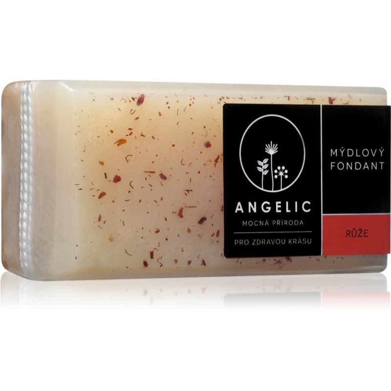 Angelic Soap fondant Růže Extra Zachte Natuurlijke Zeep 200 g