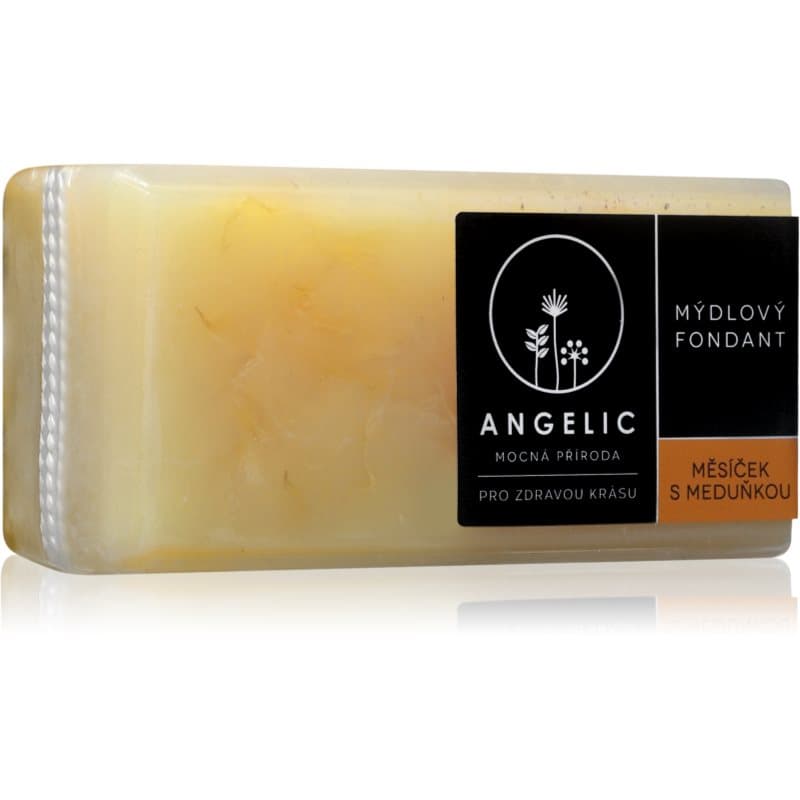 Angelic Soap fondant Měsíček s meduňkou Extra Zachte Natuurlijke Zeep 200 g