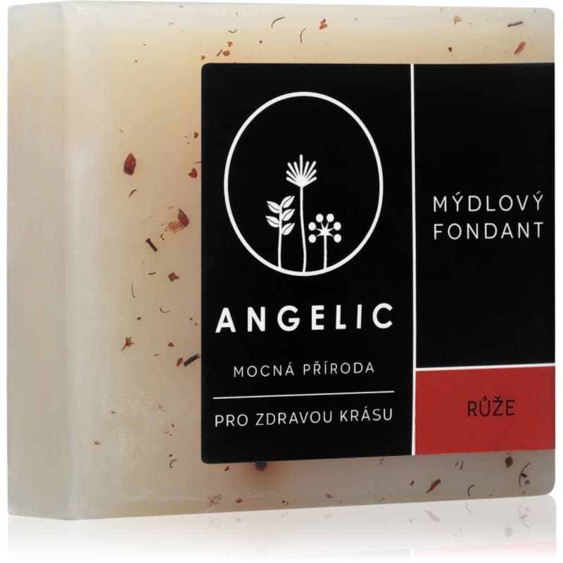 Angelic Soap fondant Růže Extra Zachte Natuurlijke Zeep 105 g