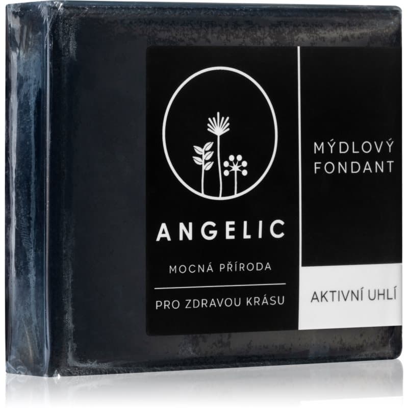 Angelic Soap fondant Active Charcoal Detox Zeep 105 gr