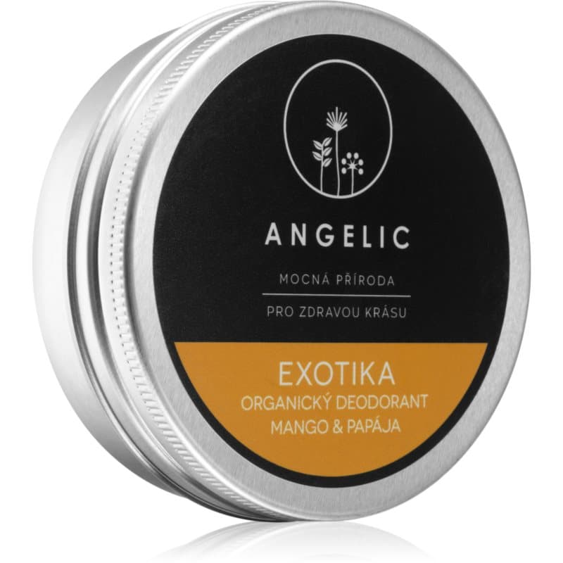 Angelic Organic deodorant "Exotica" Mango & Papaya Crèmige Deo van BIO kwaliteit 50 ml
