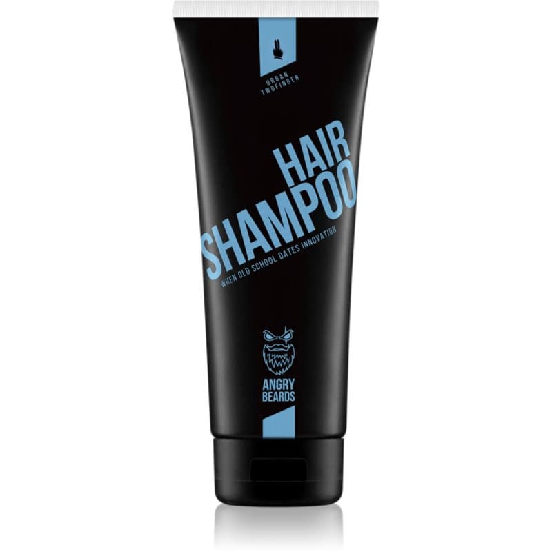 Angry Beards Urban Twofinger Shampoo verfrissende shampoo voor haar en baard 230 ml