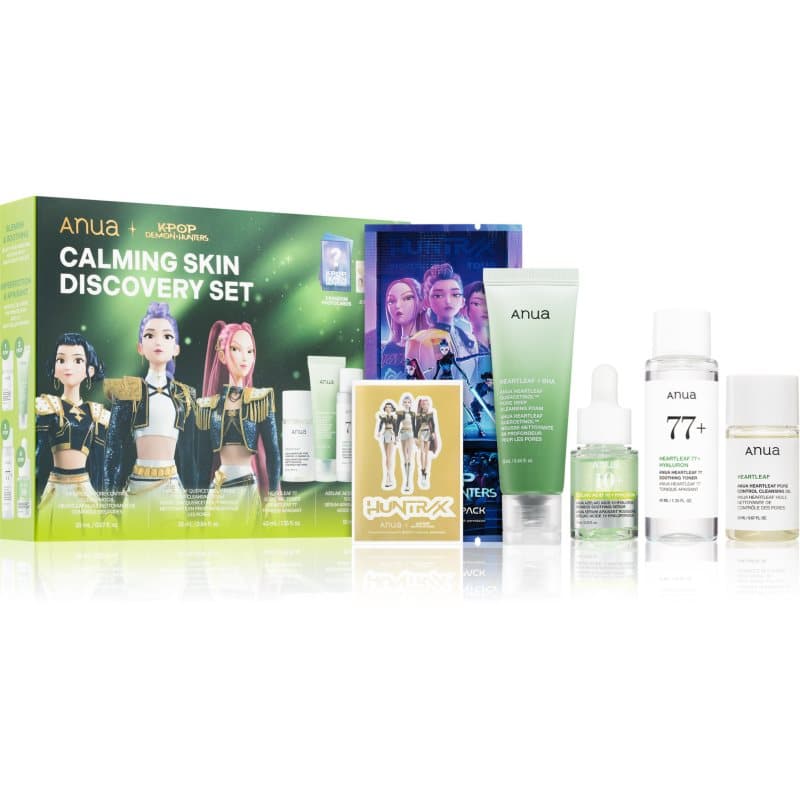 Anua K-Pop Demon Hunters Calming Skin Discovery Set Gift Set voor Kalmering van de Huid