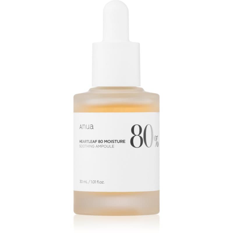 Anua Heartleaf 80% Moisture Ampoule Ampullen voor intensief Huidherstel met kalmerend effect 30 ml