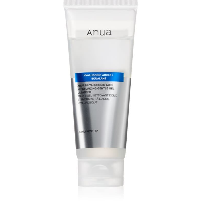 Anua Hyaluronic Acid 8 Moisturizing Gentle Gel Cleanser Hydraterende Reiniginggel met Hyaluronzuur 150 ml