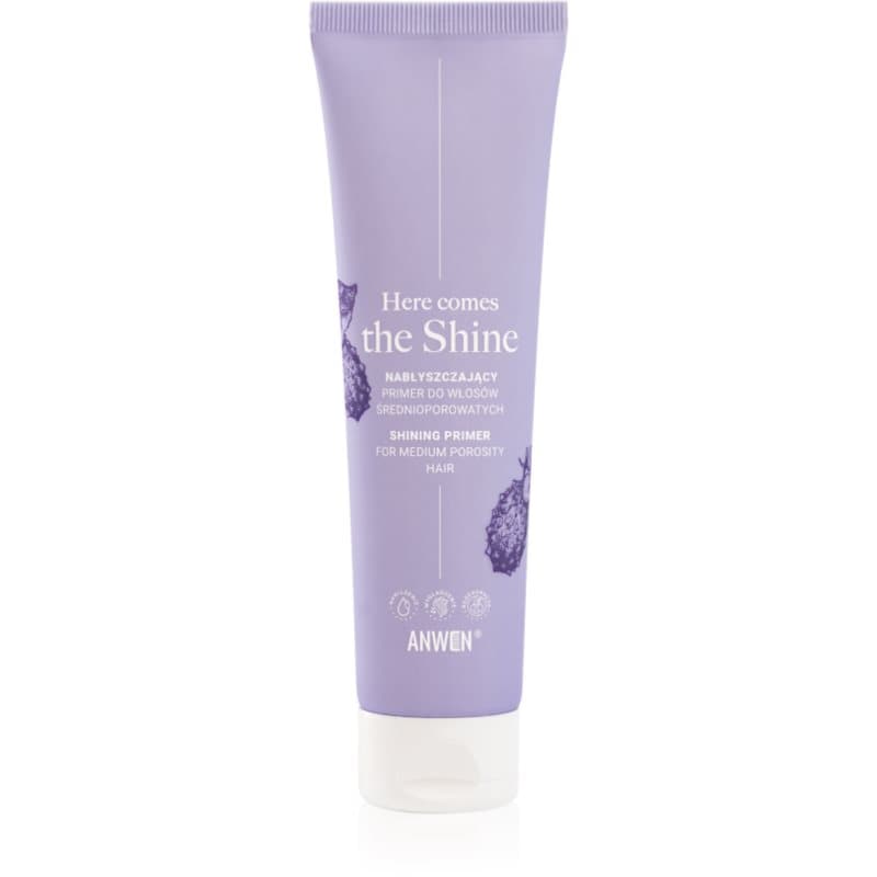Anwen Here Comes The Shine Shining Primer For Medium Porosity Hair Make-up Base voor het Haar 100 ml