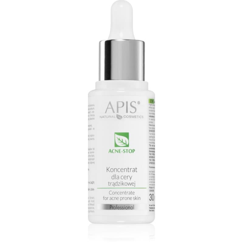 Apis Natural Cosmetics Acne-Stop Professional Concentraat voor Vette Huid met Acne Neiging 30 ml