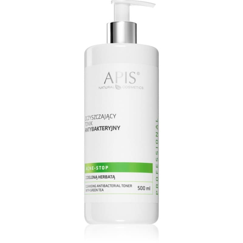 Apis Natural Cosmetics Acne-Stop Home TerApis Kalmerende Reinigingstonic voor Vette en Problematische Huid 500 ml