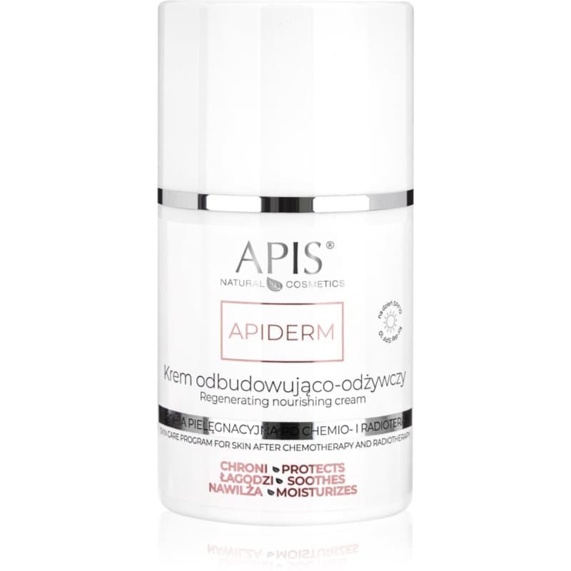 Apis Natural Cosmetics Apiderm Dagverzorging voor regeneratie en voeding van de huid SPF 10 50 ml