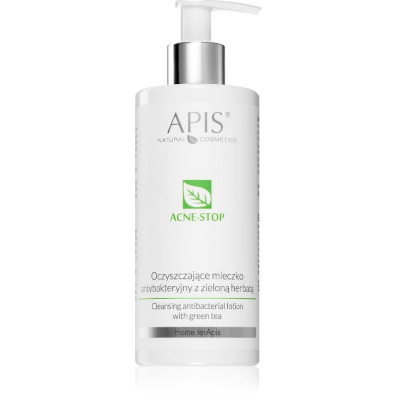 Apis Natural Cosmetics Acne-Stop Home TerApis Reinigende en Make-up Removing Melk met Groene Thee 300 ml