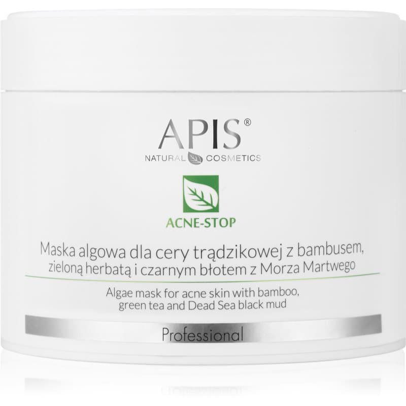Apis Natural Cosmetics Acne-Stop Professional reinigend en verzachtend masker voor Vette Huid met Acne Neiging 100 g